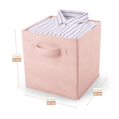 MaidMAX fabric storage bin chevron pattern adds stylish room decor.
