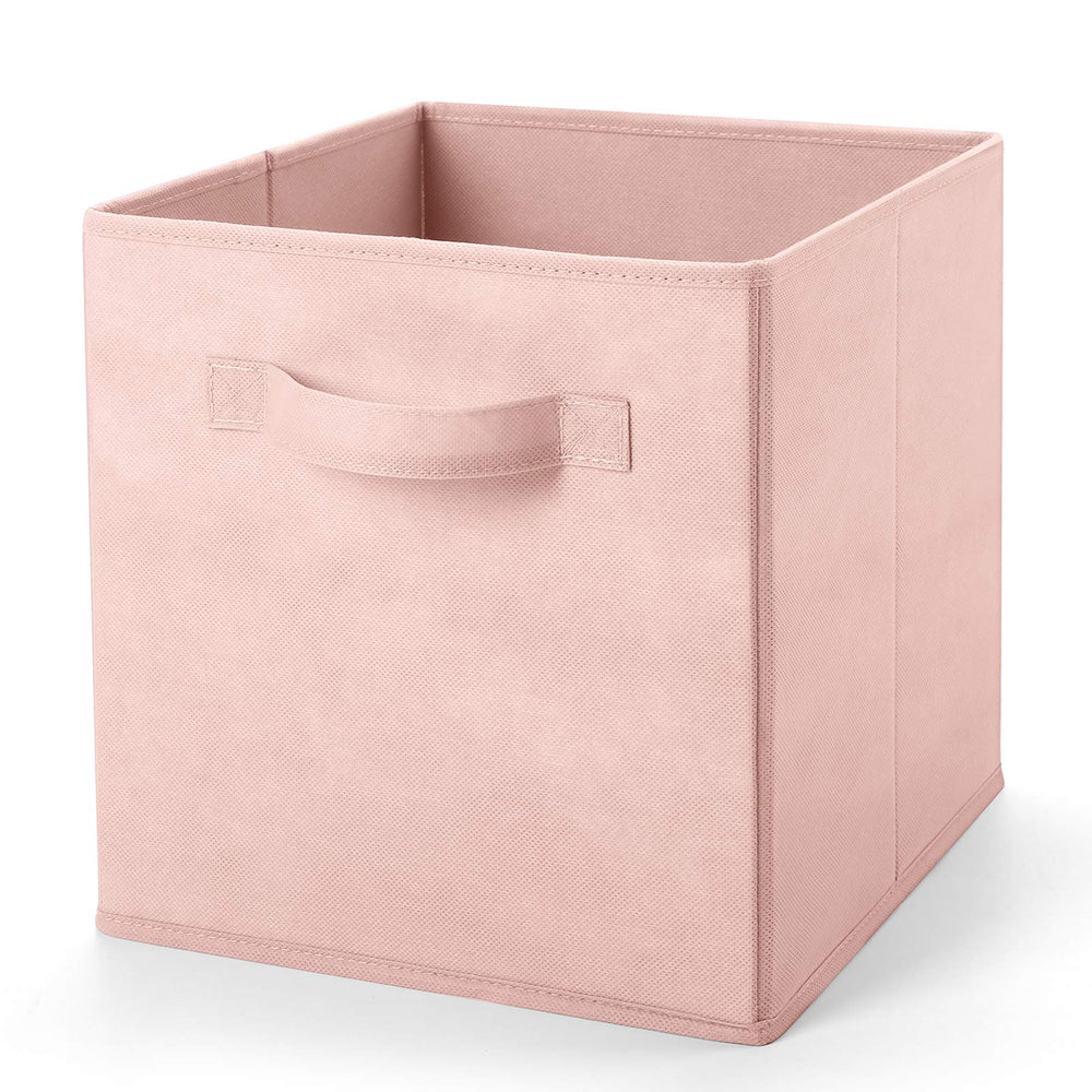 MaidMAX six-pack fabric storage bins provide coordinated organization for nursery.