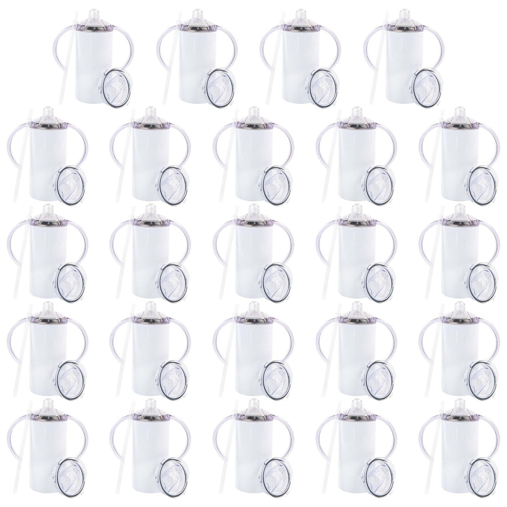 MAIKESUB 12oz sippy cup with lid demonstrates splash-proof design for travel.