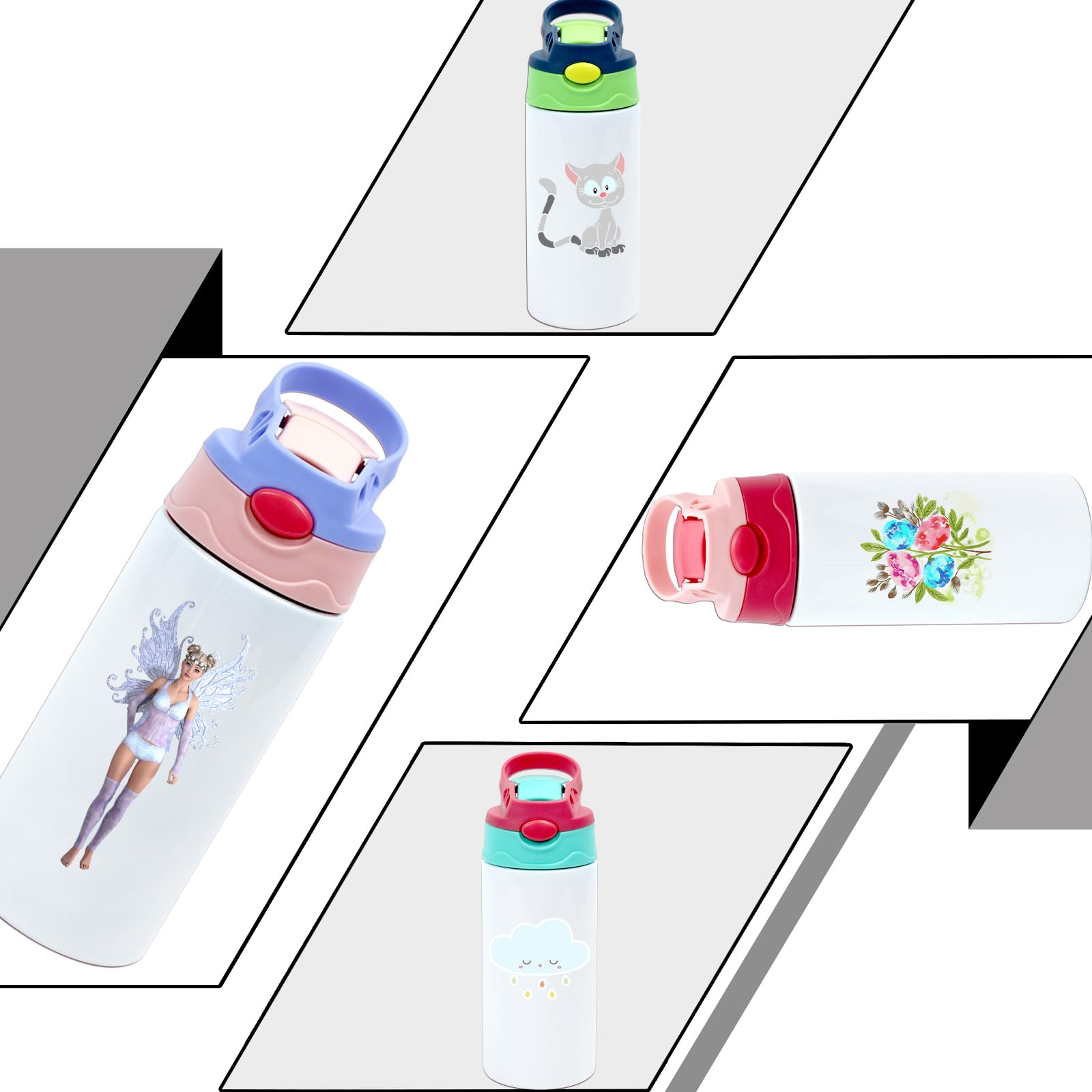 MAIKESUB double-wall vacuum insulation design keeps drinks cold or hot