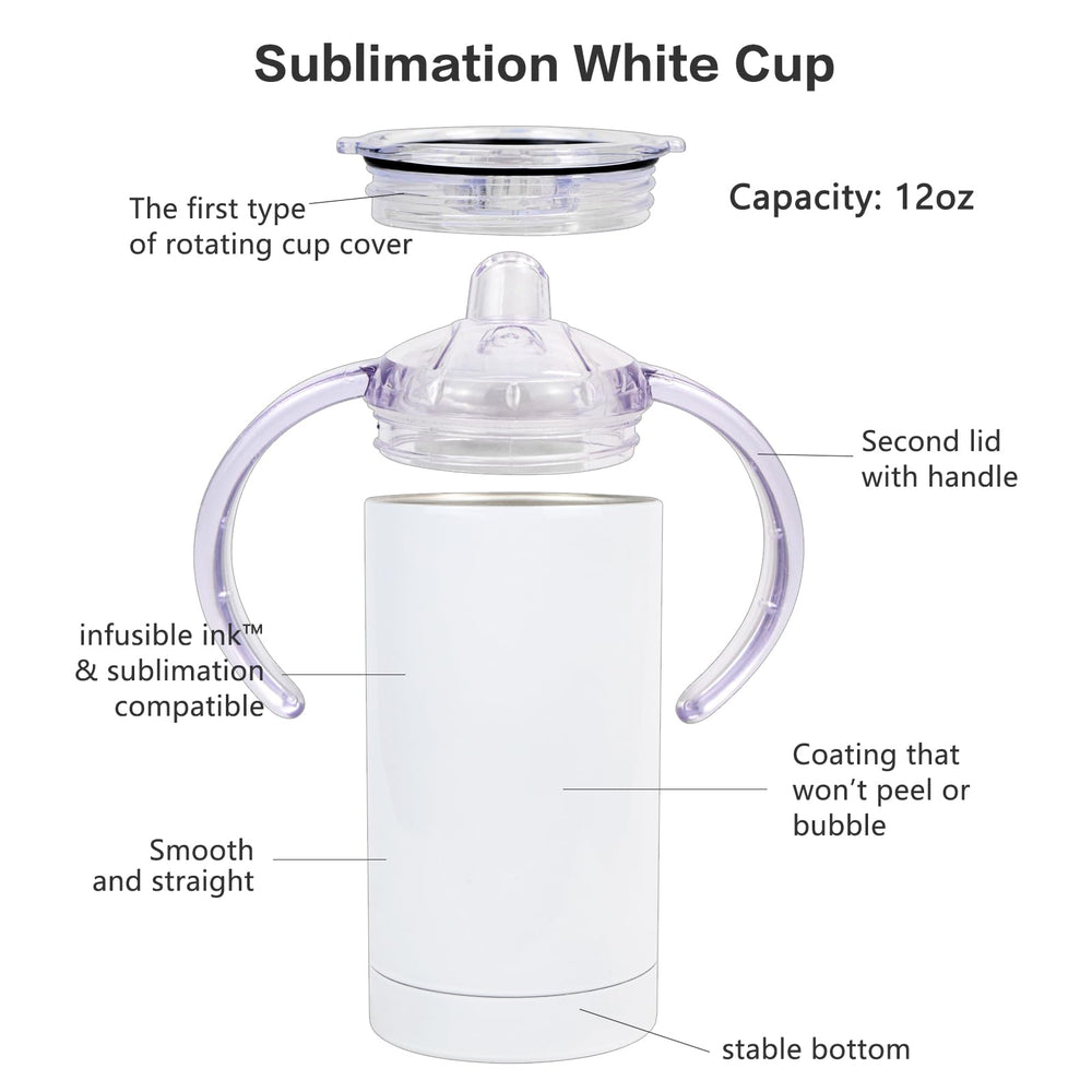 MAIKESUB sippy cup handles provide a comfortable grip for small hands.