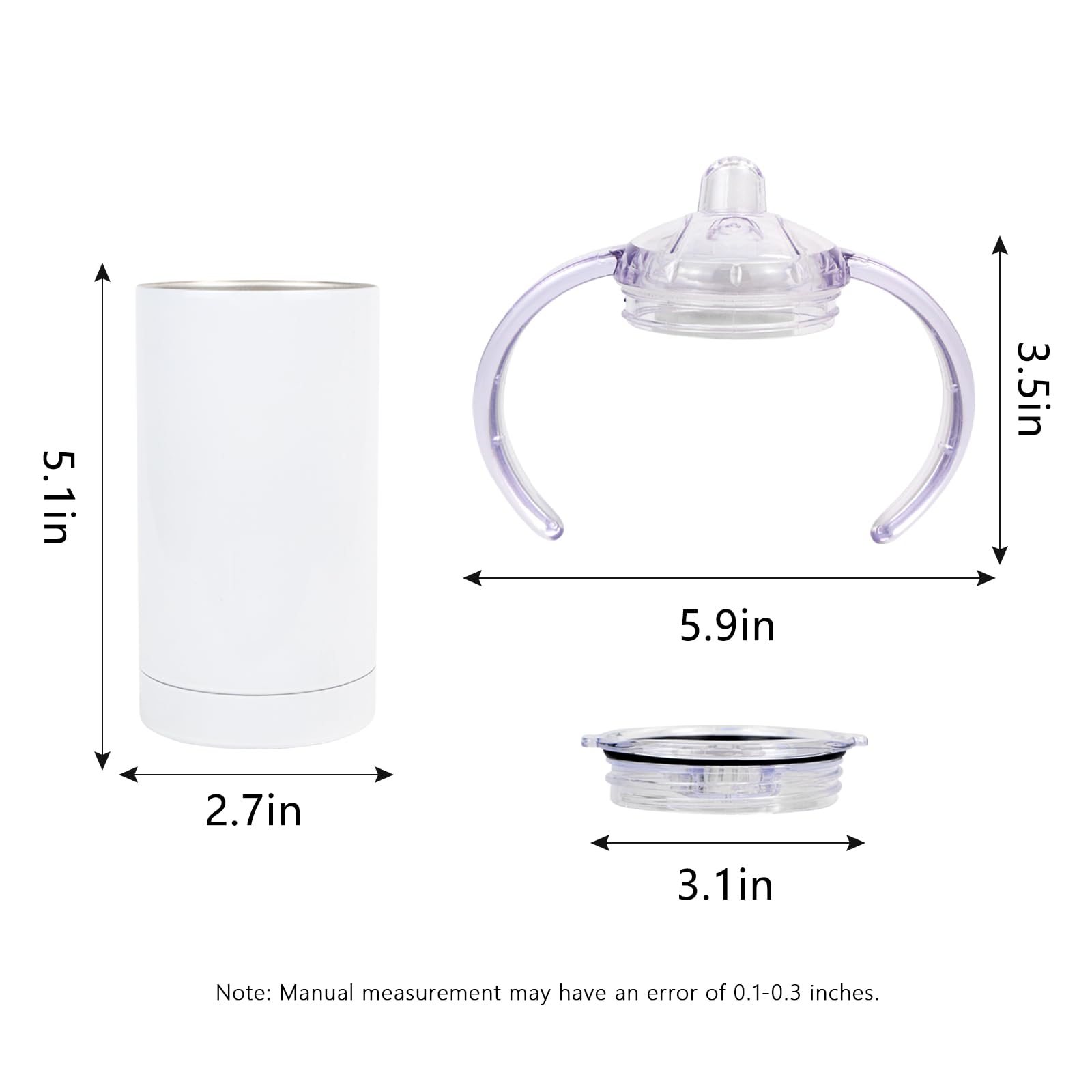 MAIKESUB sippy cup lid shows splash-proof design for mess-free sipping.