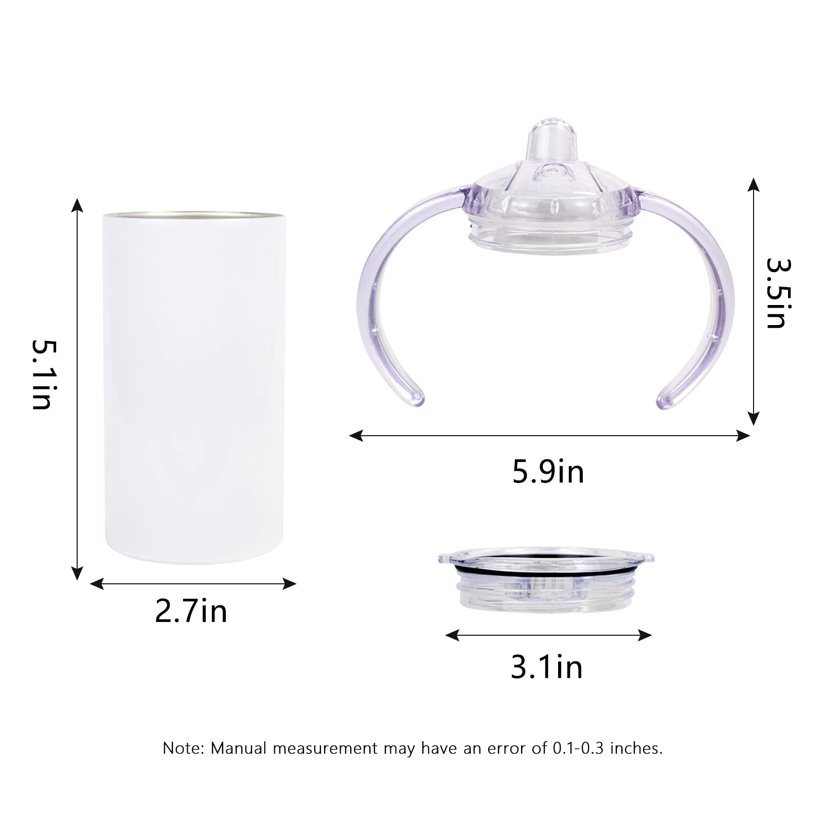 MAIKESUB sippy cup with handles, easy grip for kids and beginners.