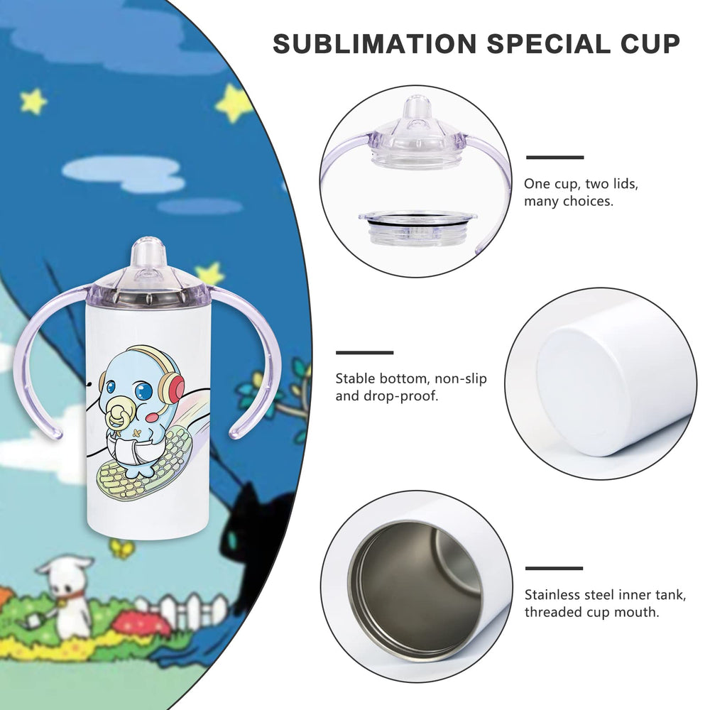 MAIKESUB splash-proof lid prevents spills during playtime or travel.