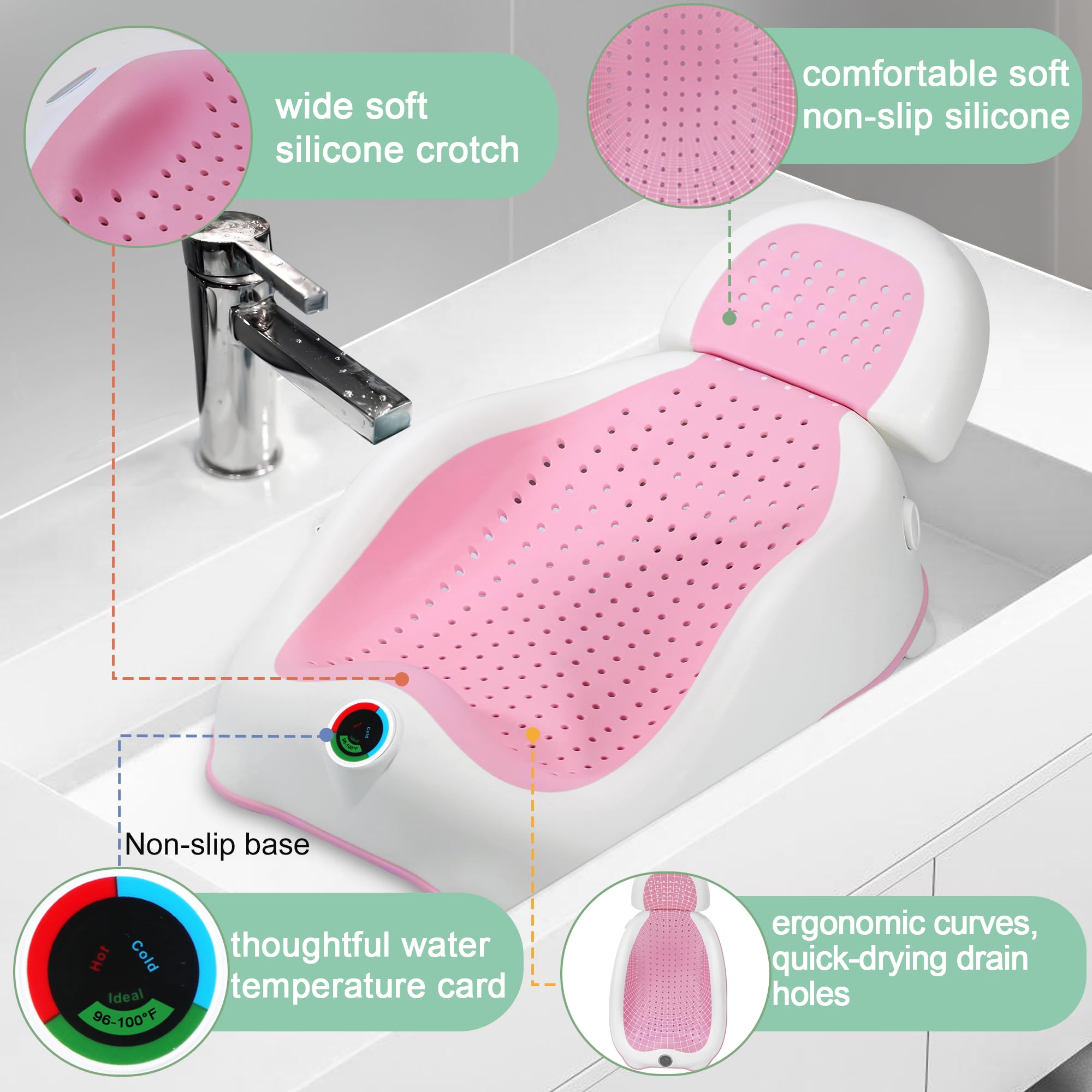 MAIKKB quick-dry, easy-clean construction for convenient post-bath maintenance.