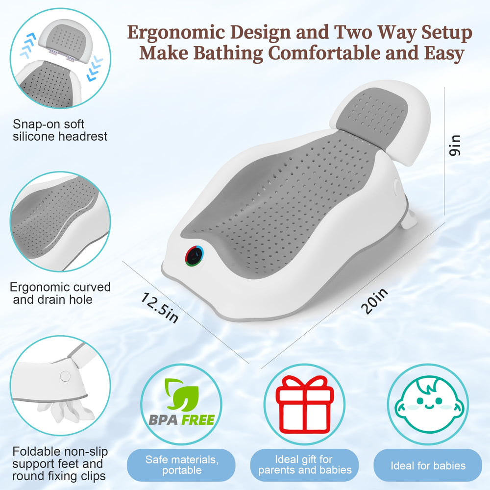 MAIKKB silicone soft material dries quickly keeps bath time tidy