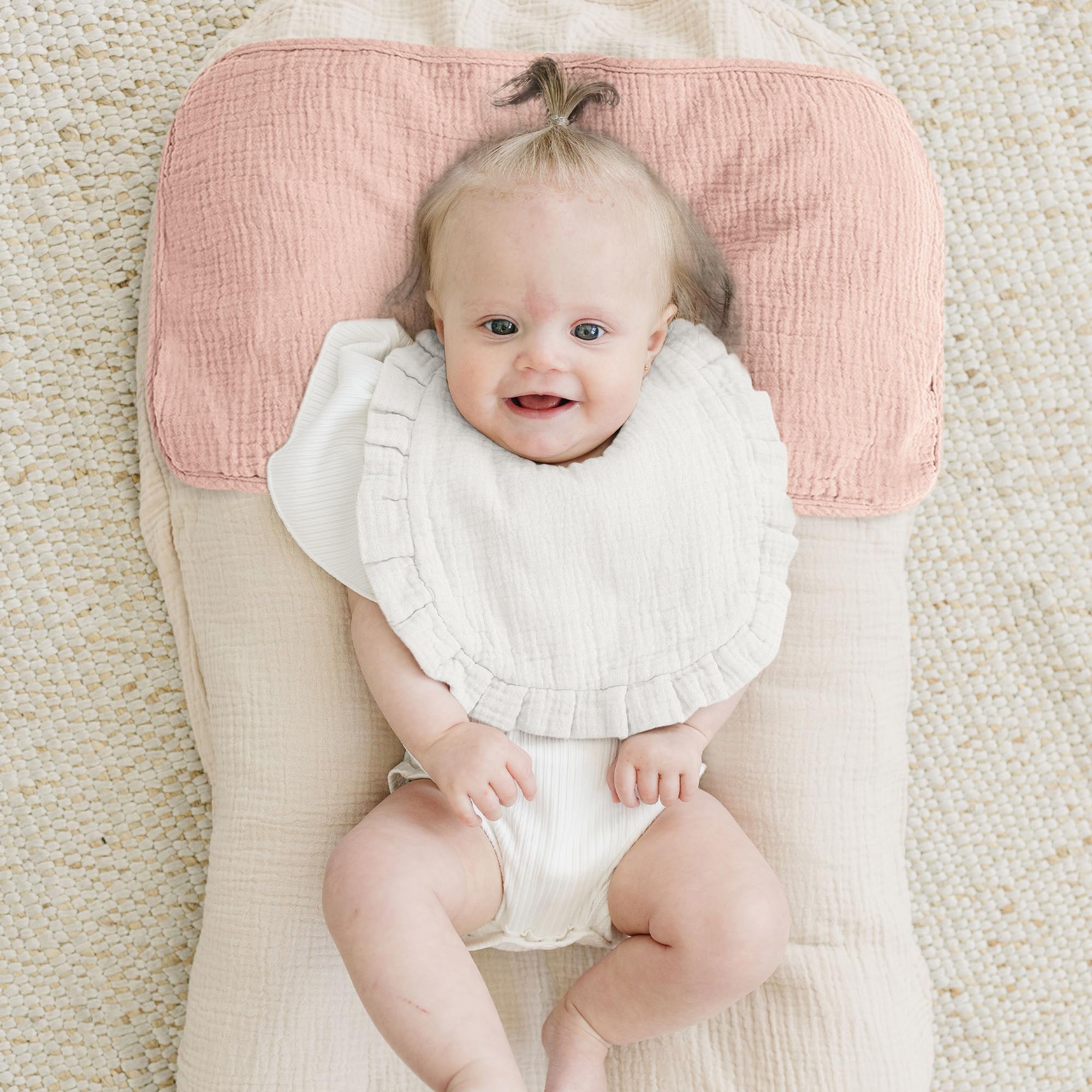 MairMore baby cloth set doubles as bath towels or changing mats.