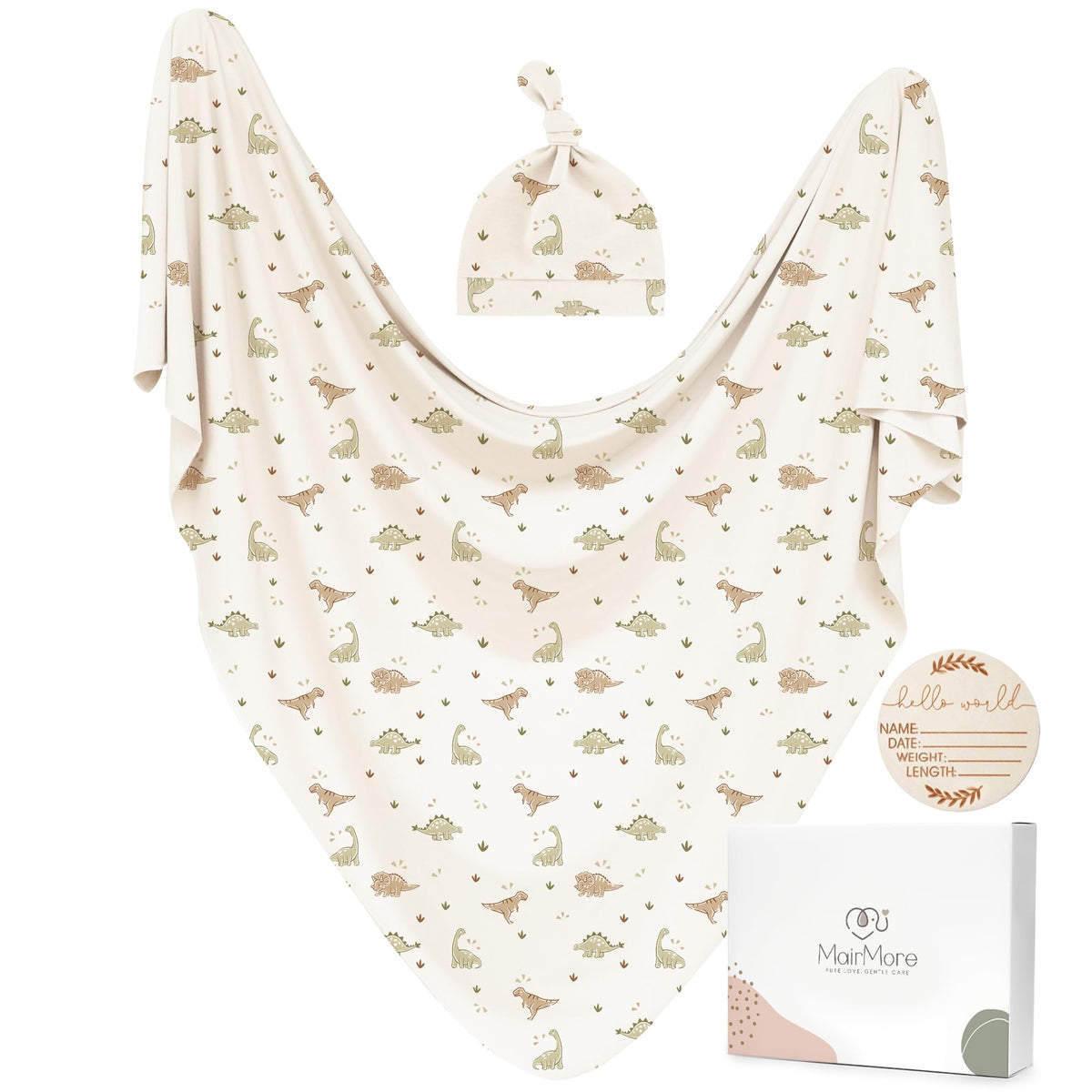 MairMore swaddle with soft fabric for gentle newborn comfort