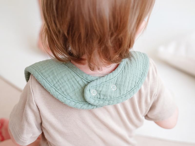 MairMore bibs double as burp cloths and wipe cloths for busy parents.