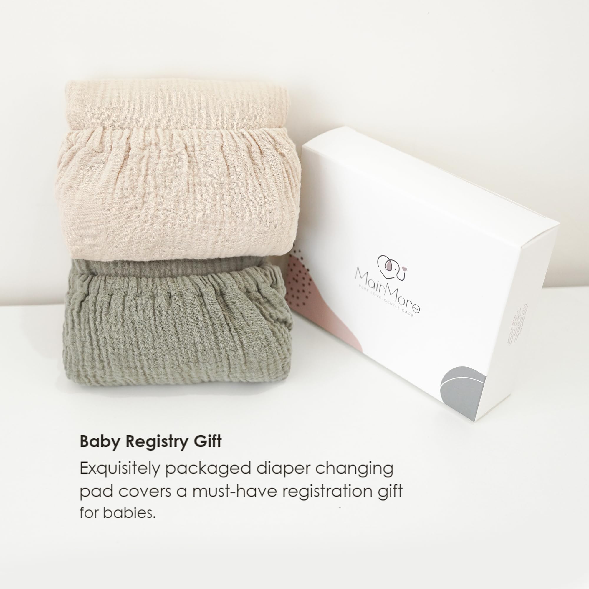MairMore changing pad cover is machine washable and retains softness after washing.