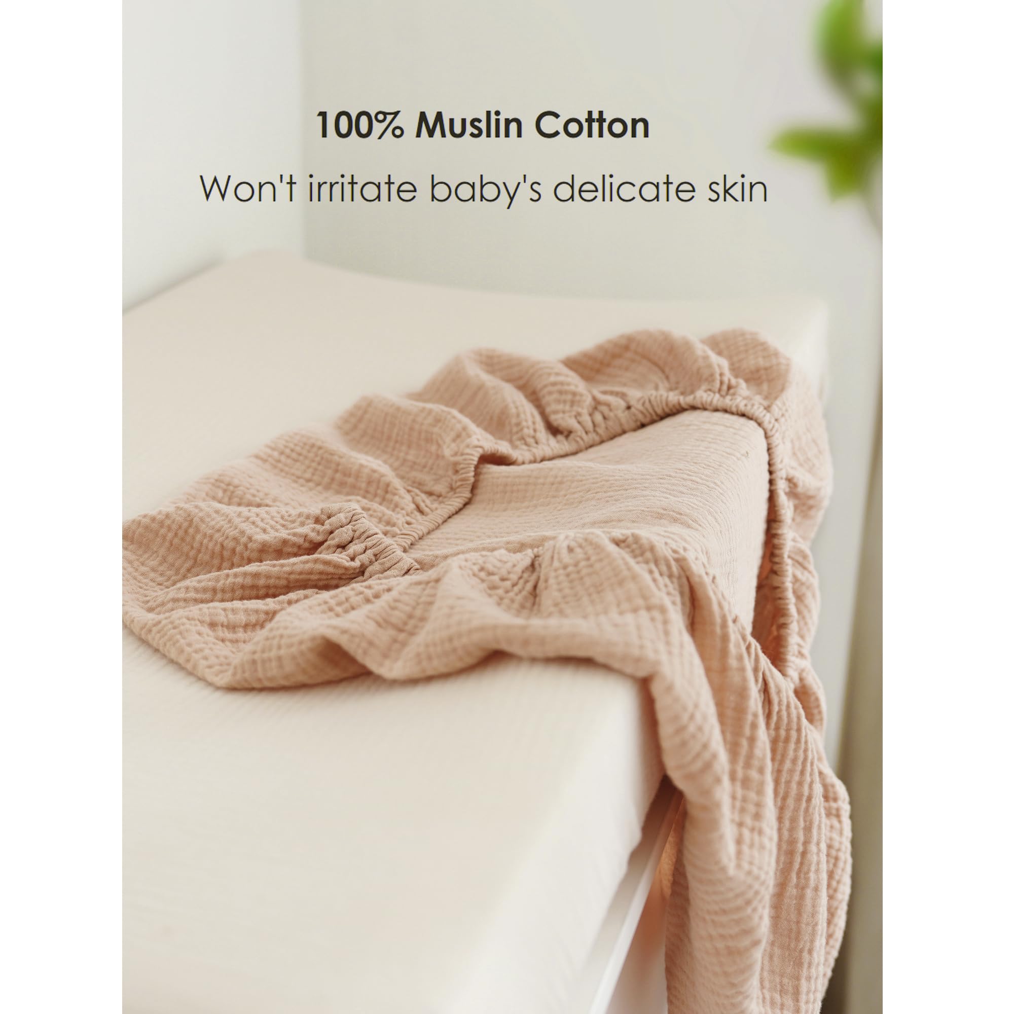 MairMore changing pad cover with stretchy band for a secure fit on standard pads