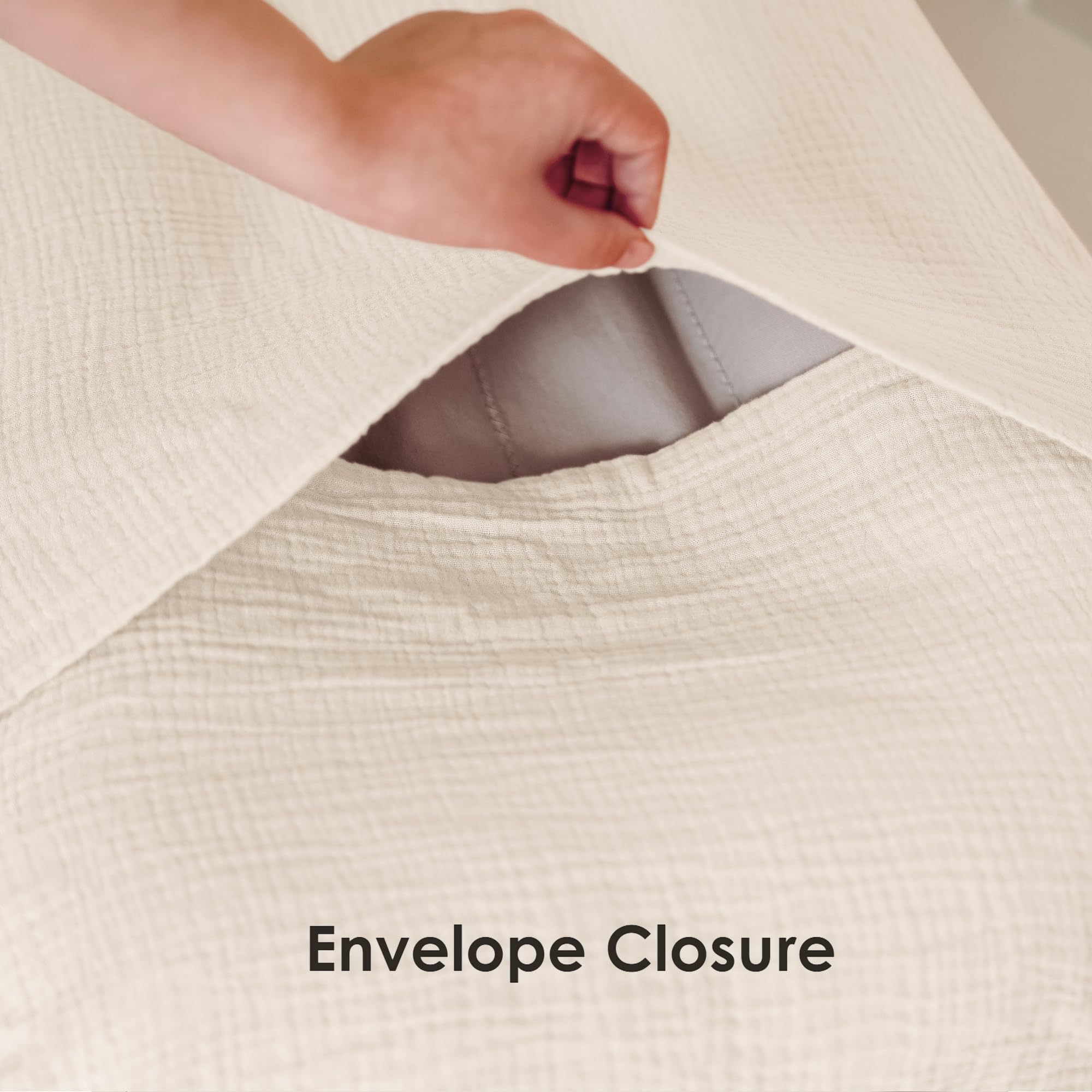 MairMore muslin cover machine-washable keeps softness after washing