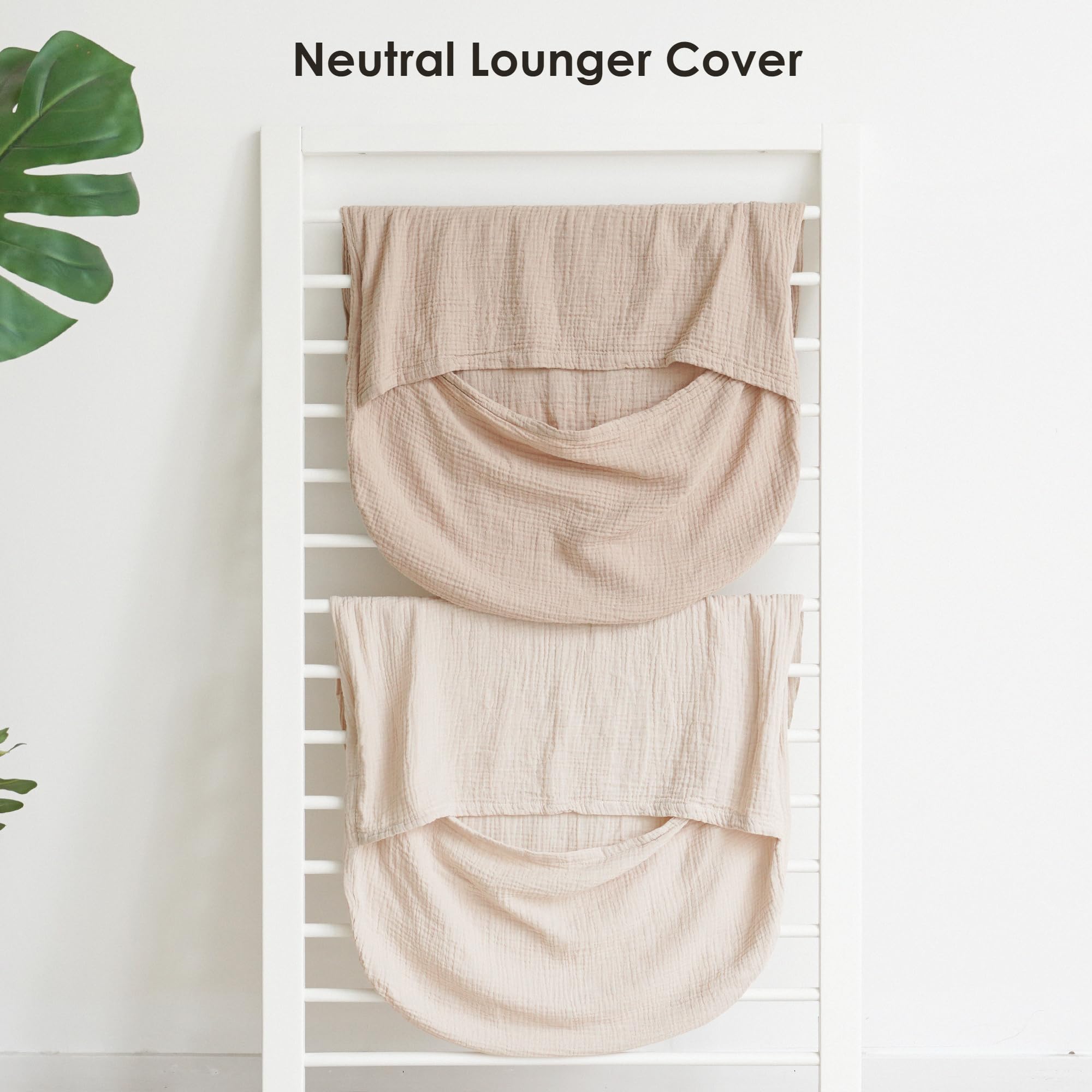MairMore machine washable muslin cover for quick cleanup.