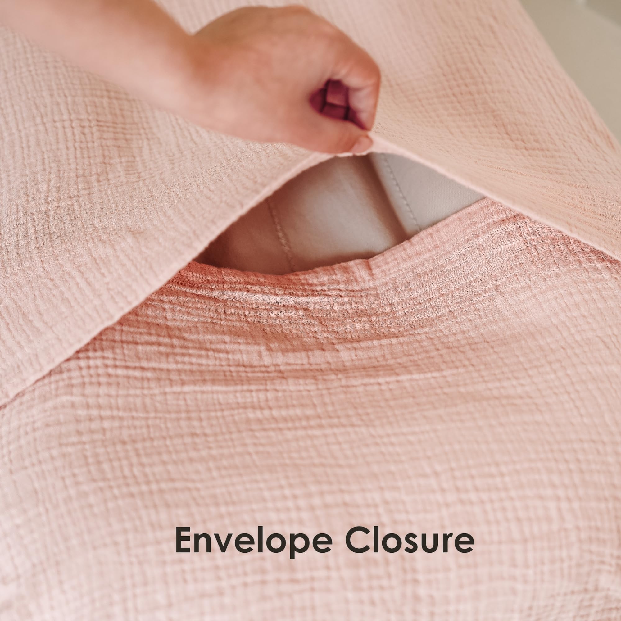 MairMore muslin lounger cover machine washable feature ensures easy cleaning after spills.