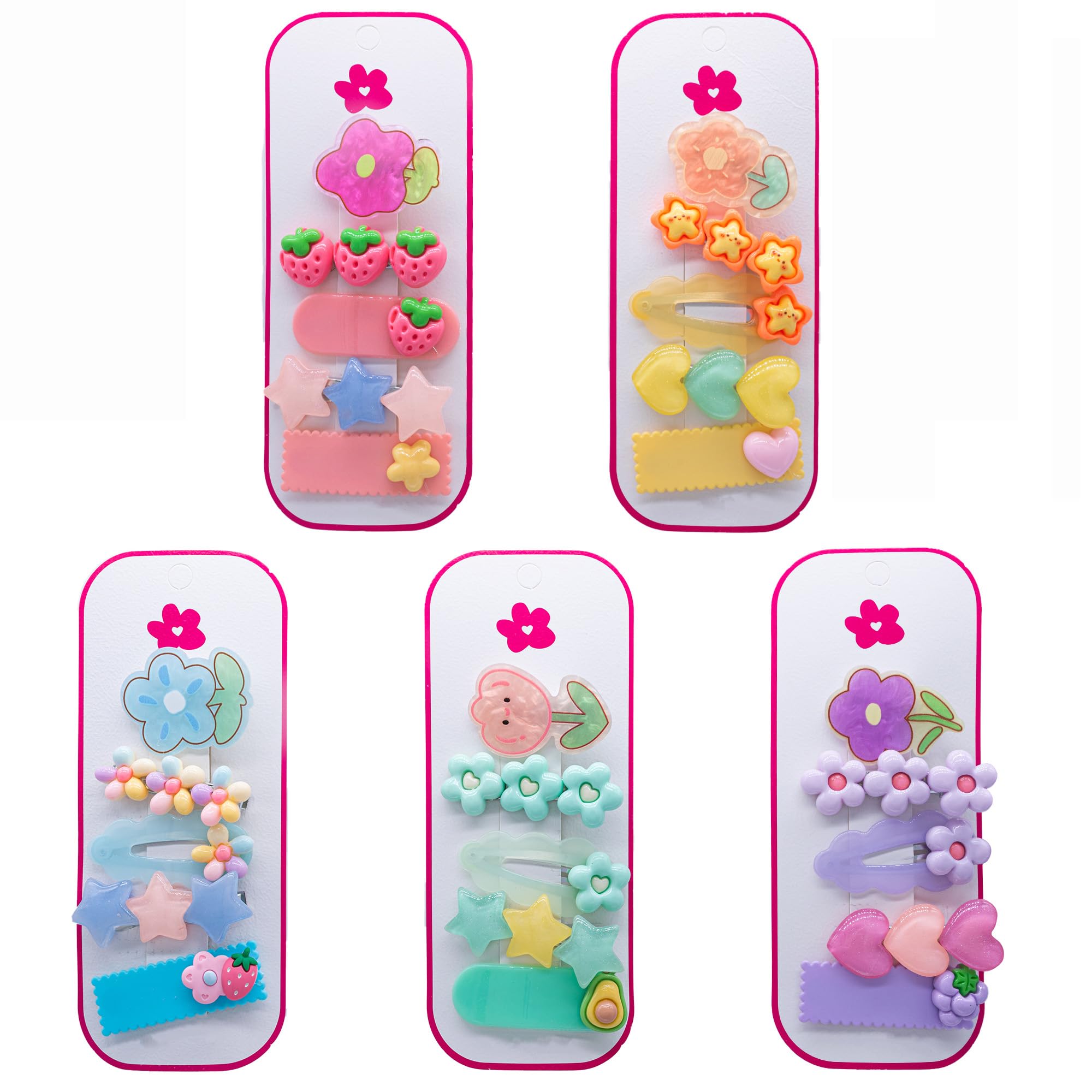 MAITIANISK hair clips set features flower designs for daily cute outfits and gentle hold.