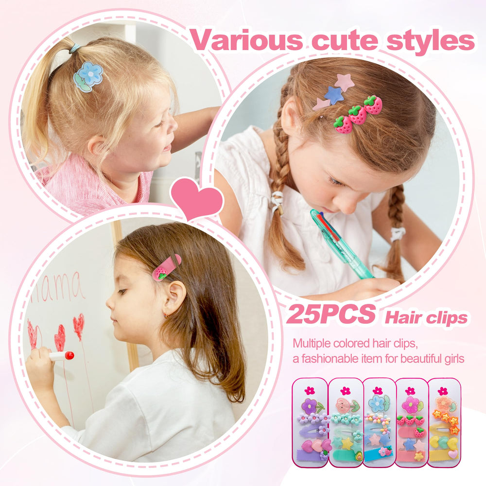 MAITIANISK hair clips fruit designs add colorful accents for school looks.