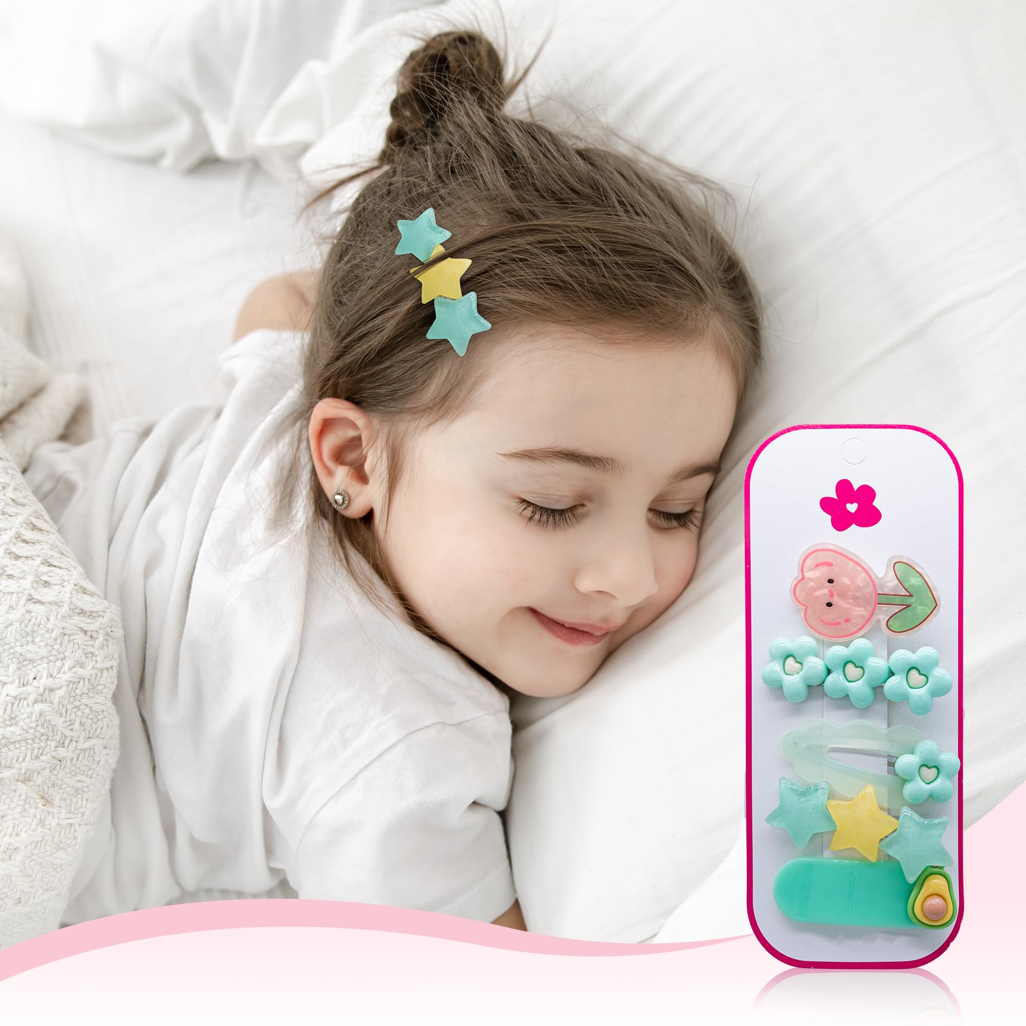 MAITIANISK gift-ready hair clips set makes a charming present for kids and toddlers.