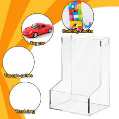 Maitys storage dispenser top opening enables easy item drop-in.