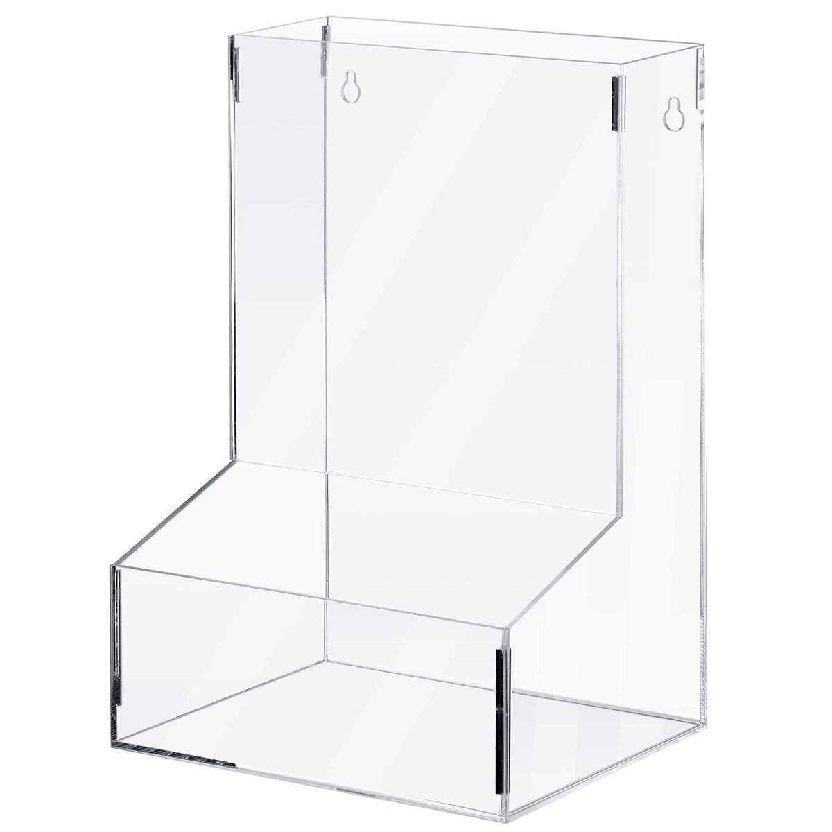 Maitys acrylic toy dispenser wall-mounted front view for quick toy access.