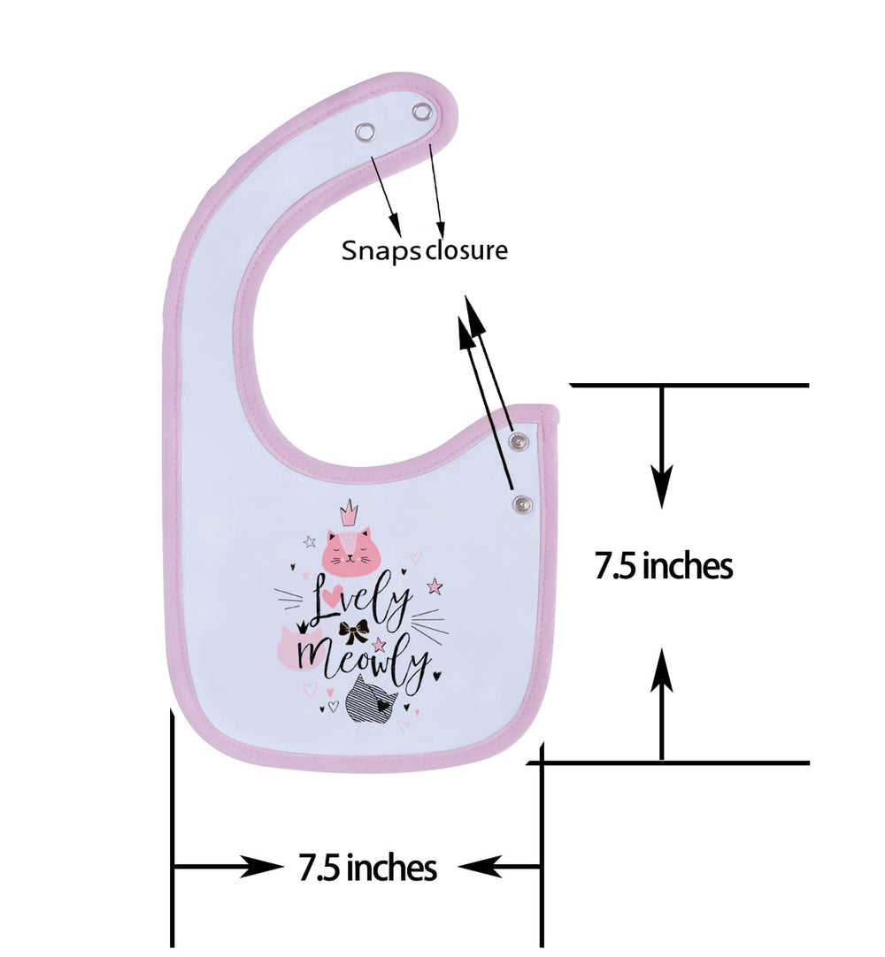 Maiwa bibs use breathable cotton gauze for gentle skin feel
