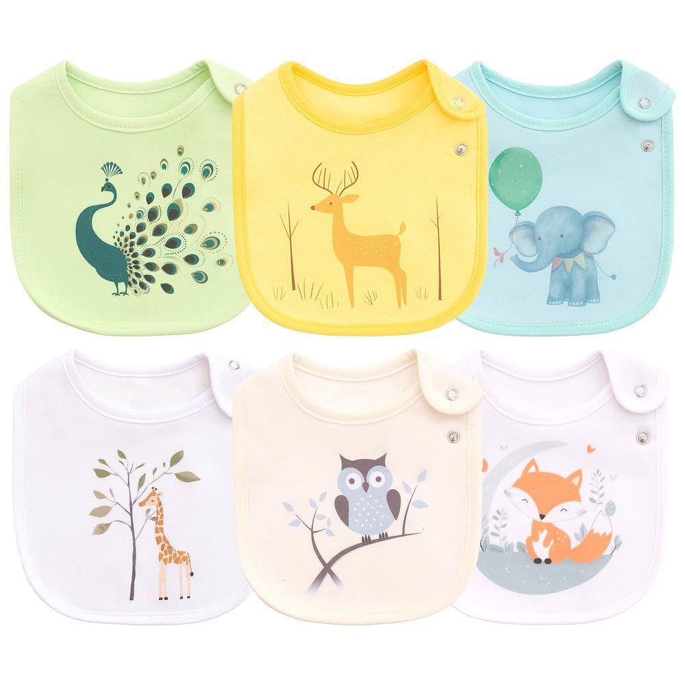 Maiwa baby bibs with layer design show comfort and protection during meals