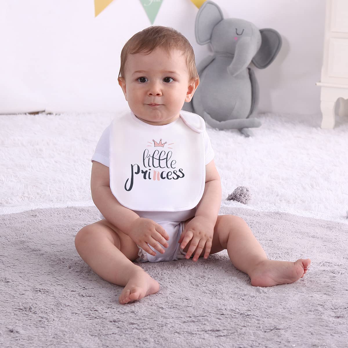 Maiwa baby bibs easy to wash and quick to dry.