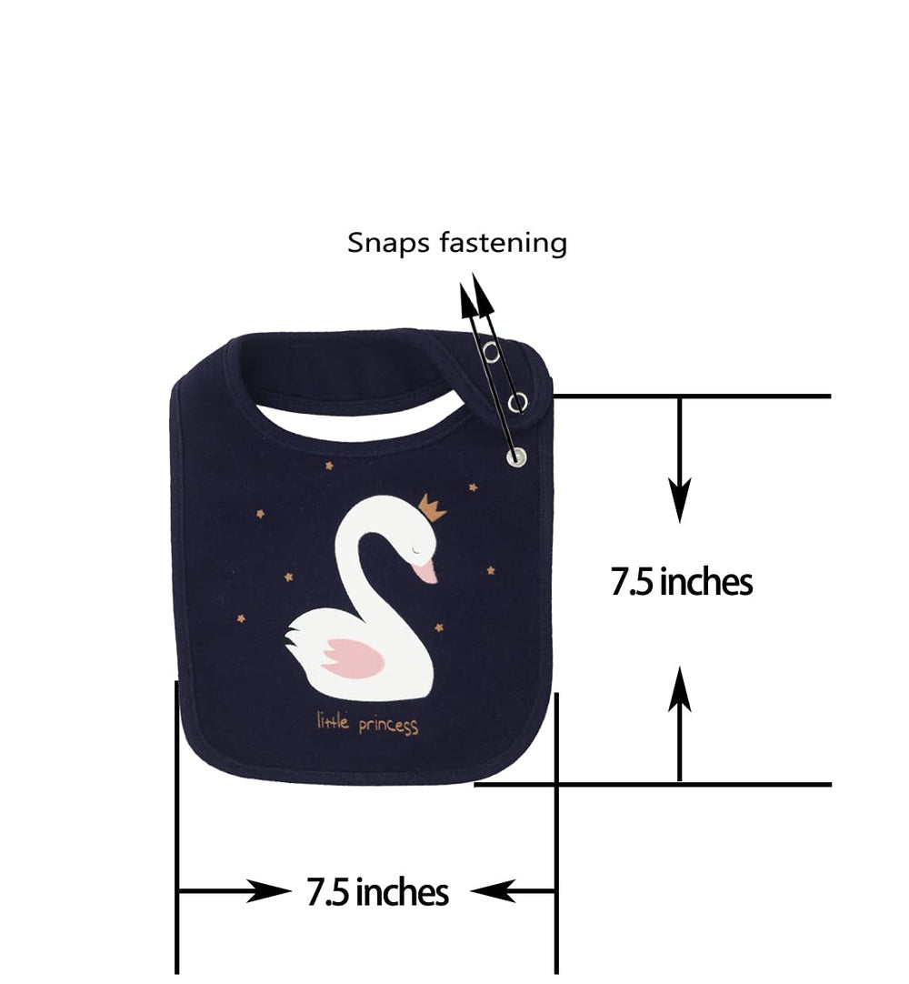 Maiwa baby bibs ideal for teething and drool at snack time.