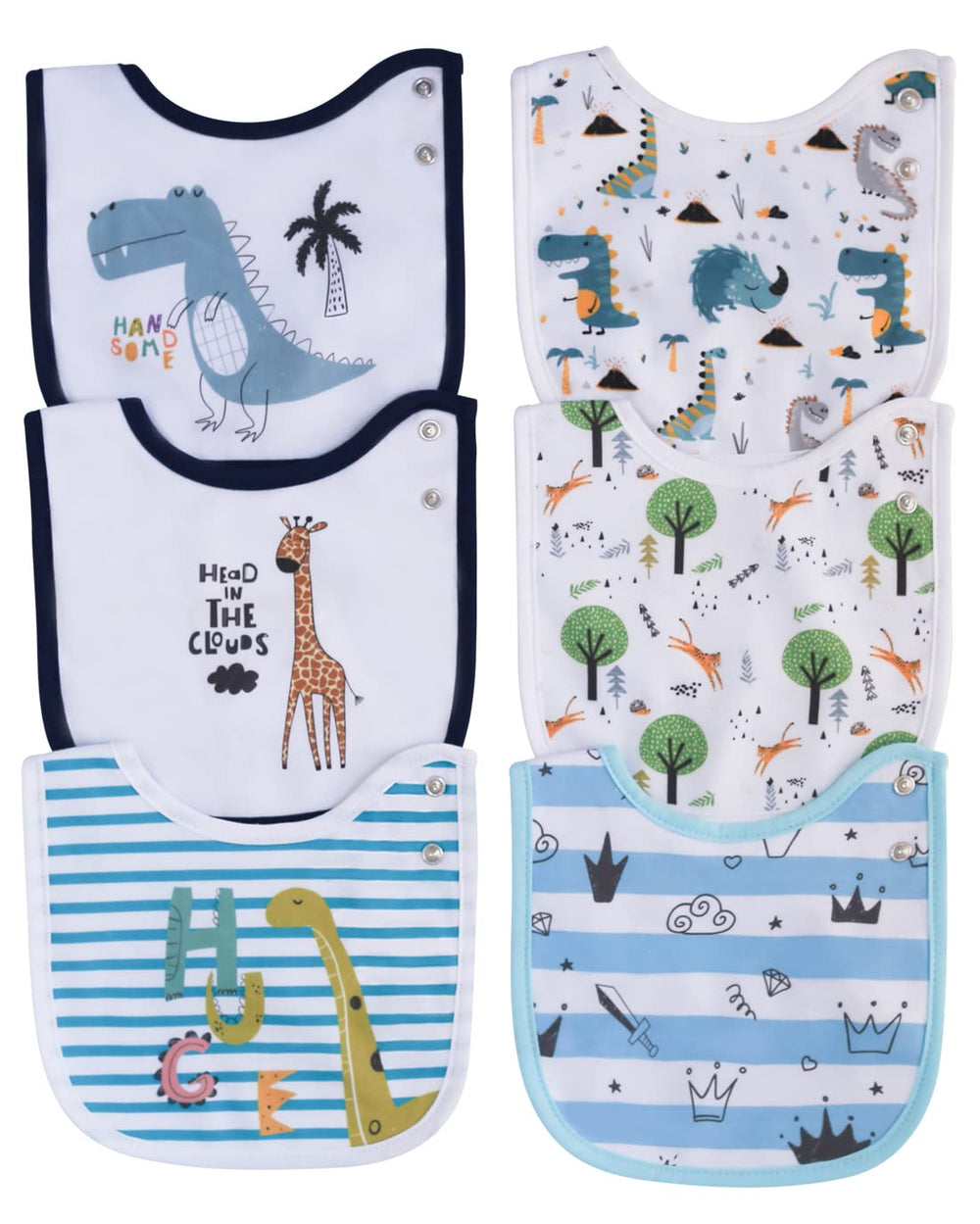 Maiwa bibs worn at mealtimes or drool moments help reduce laundry.