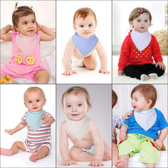 Maiwa Bandana Snap Drool Bibs after washing showing easy care