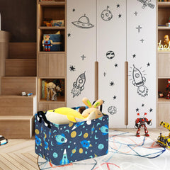 MAIZMZ storage basket folded for compact space-saving collapsible design.