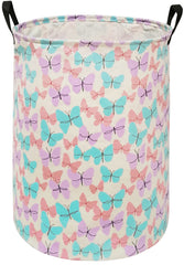 MAIZMZ Butterfly storage bin front view for kid-friendly toy organization.