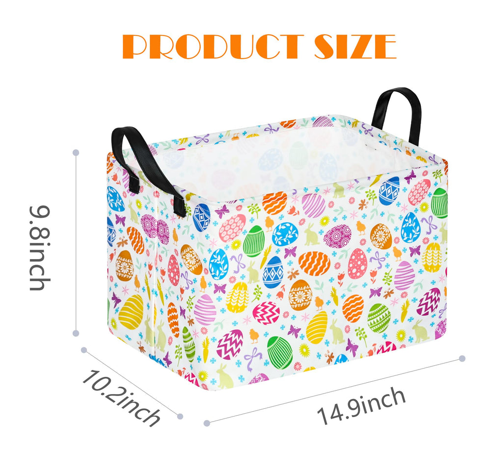 MAIZMZ Easter Storage Basket eco-friendly and hypoallergenic choice.
