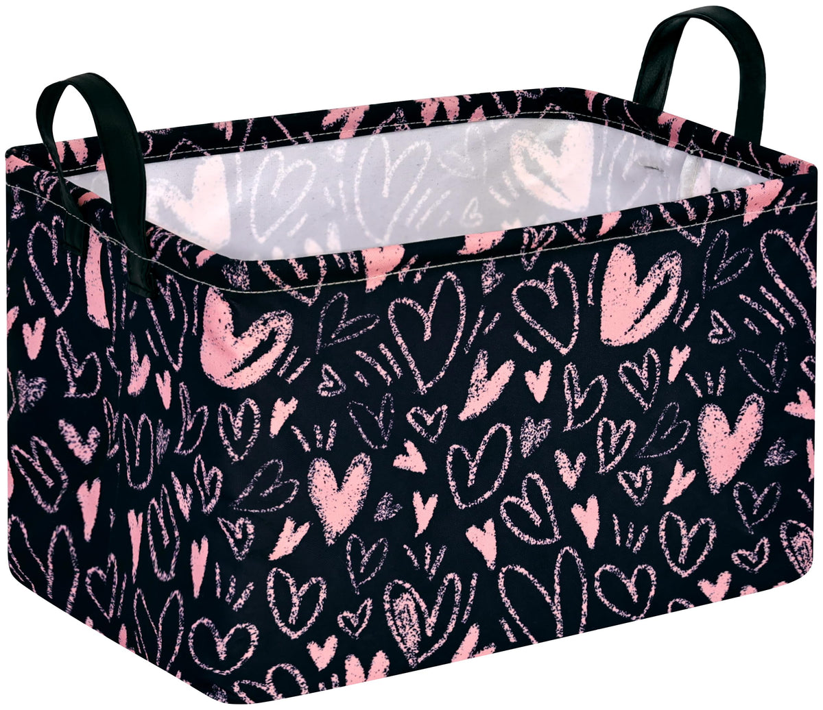MAIZMZ Girls Basket with handles for easy carrying and clutter-free toy storage