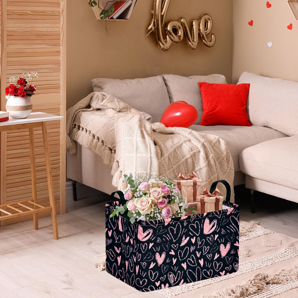 MAIZMZ Girls Basket nursery decor adds cute charm and organization