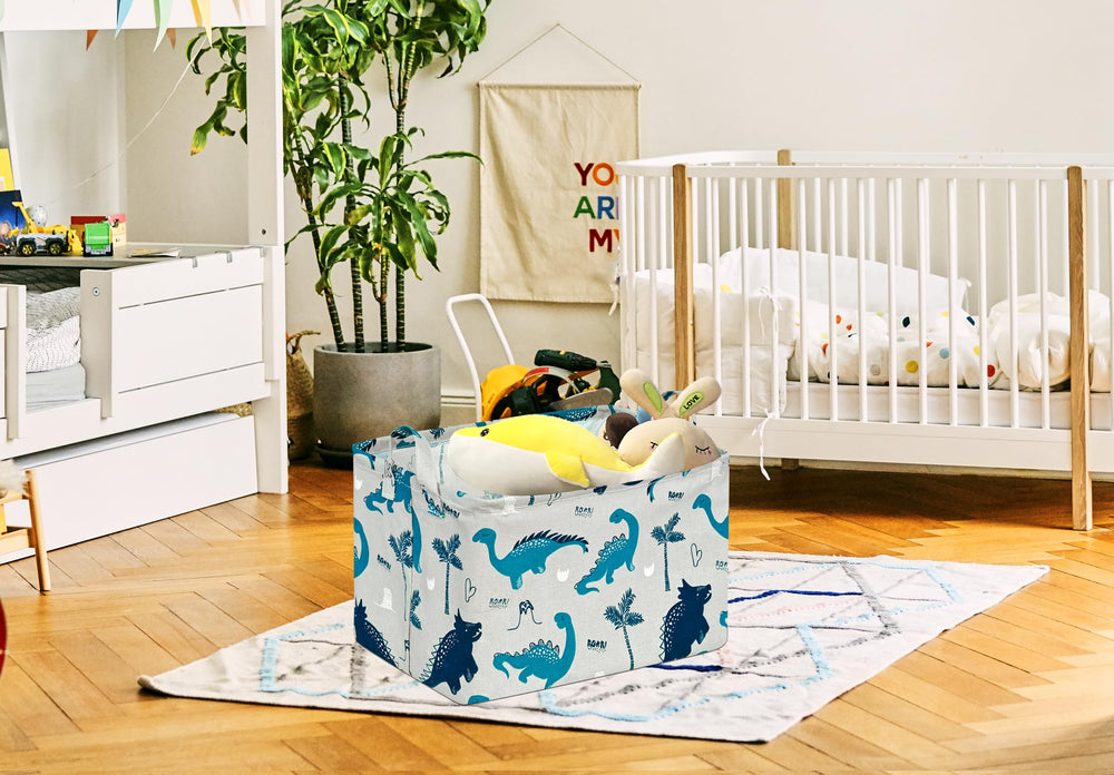 MAIZMZ kids laundry basket with sturdy handles for daily laundry and transport.