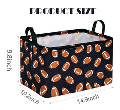 MAIZMZ Kids Hamper canvas material closeup highlights durable linen and waterproof coating.
