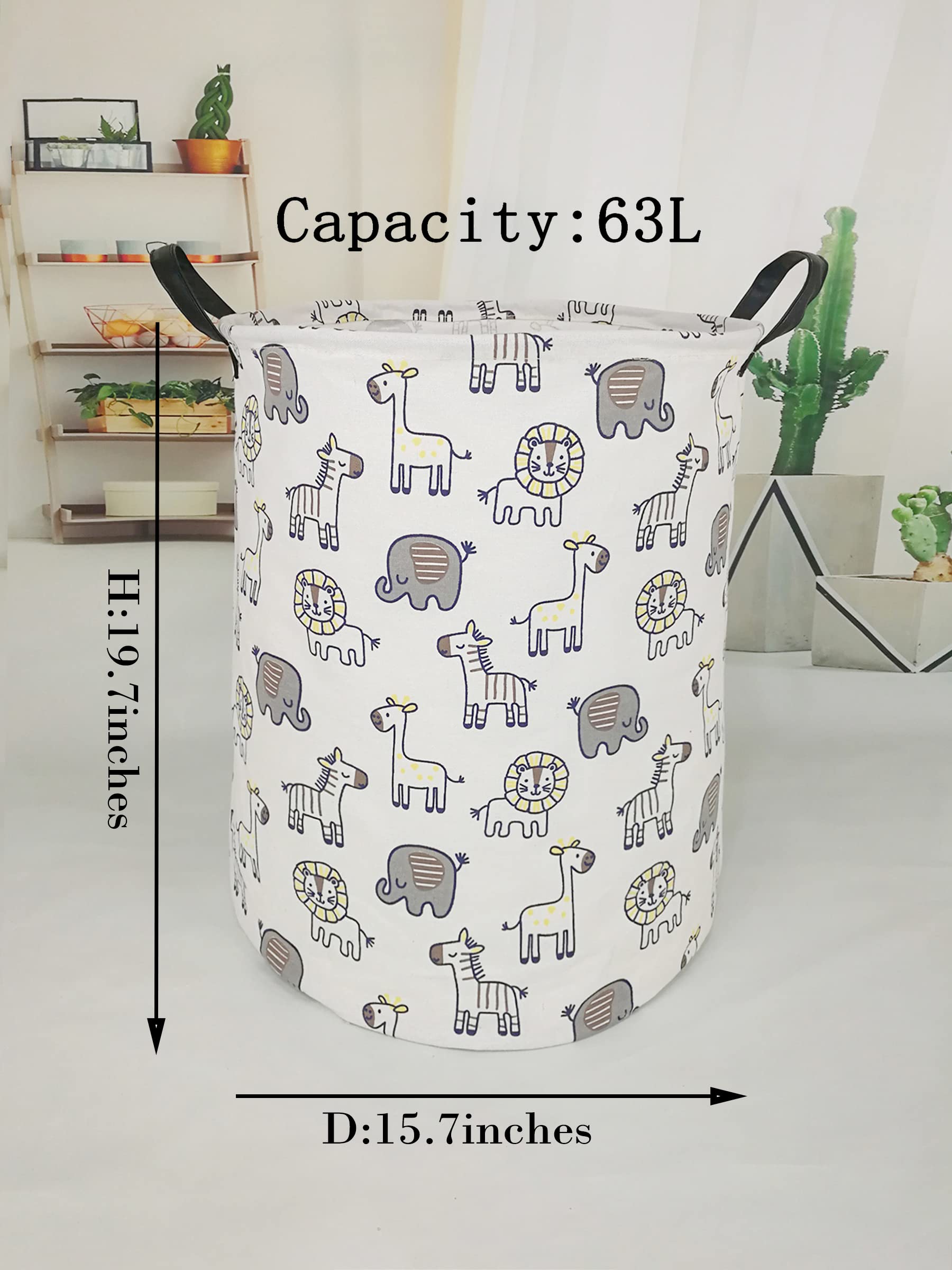 MAIZMZ Kids Hamper dimension 40x50 cm for roomy garment storage.