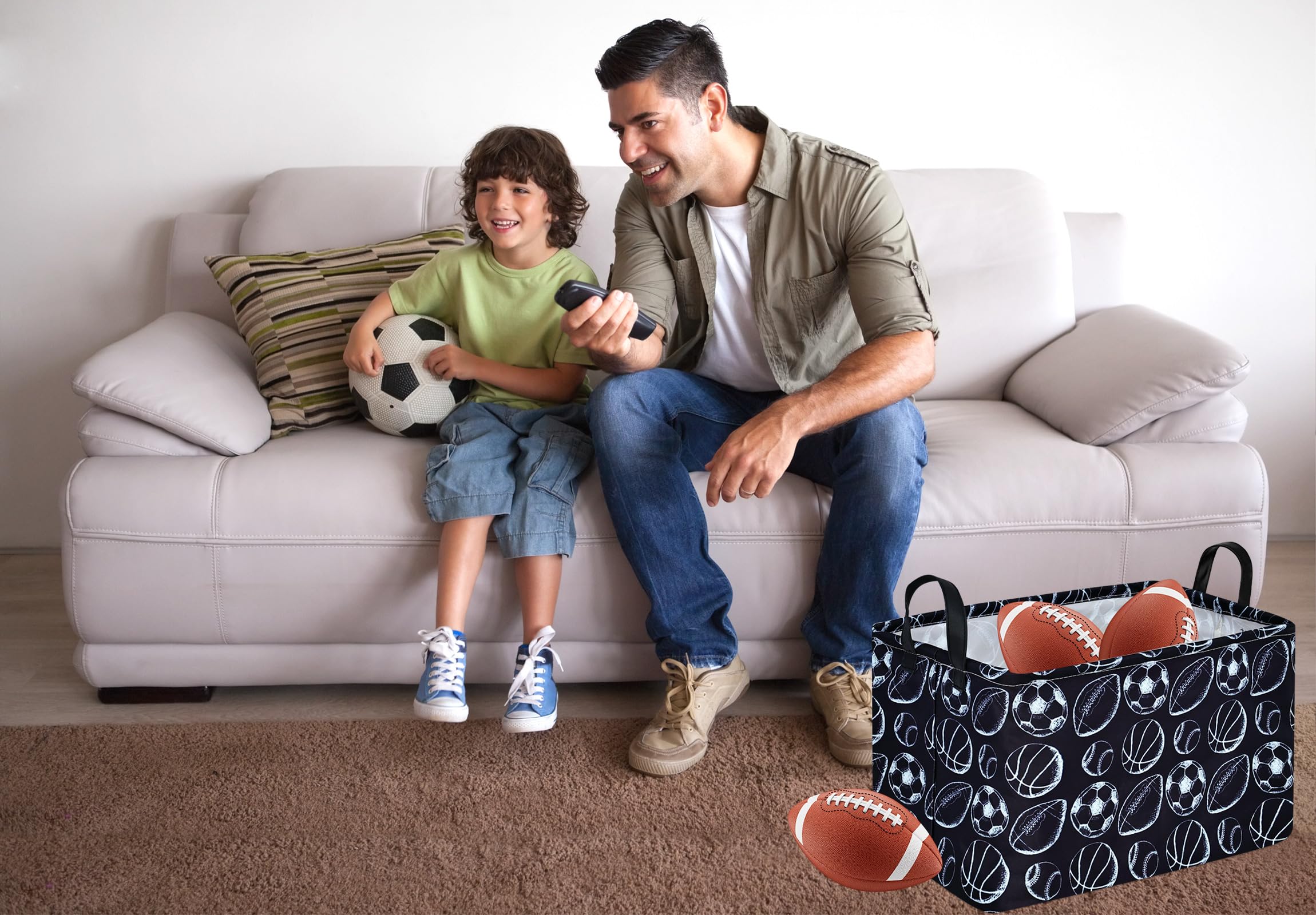 MAIZMZ Kids Hamper handles closeup emphasizes portability