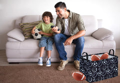 MAIZMZ Kids Hamper handles closeup emphasizes portability