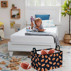MAIZMZ Kids Hamper ergonomic handles for easy carrying and mobility.