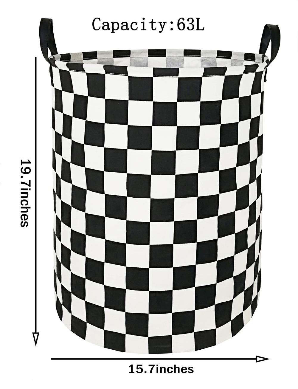 MAIZMZ Kids Hamper side view demonstrates slim profile for closet organization