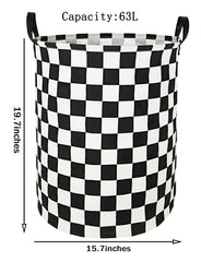 MAIZMZ Kids Hamper side view demonstrates slim profile for closet organization