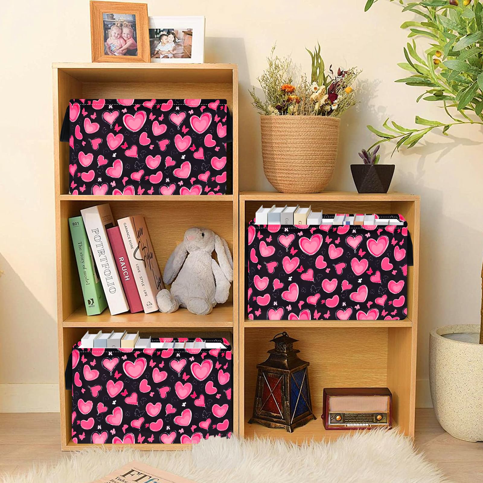 MAIZMZ heart-basket in a nursery or kid's room doubles as decor