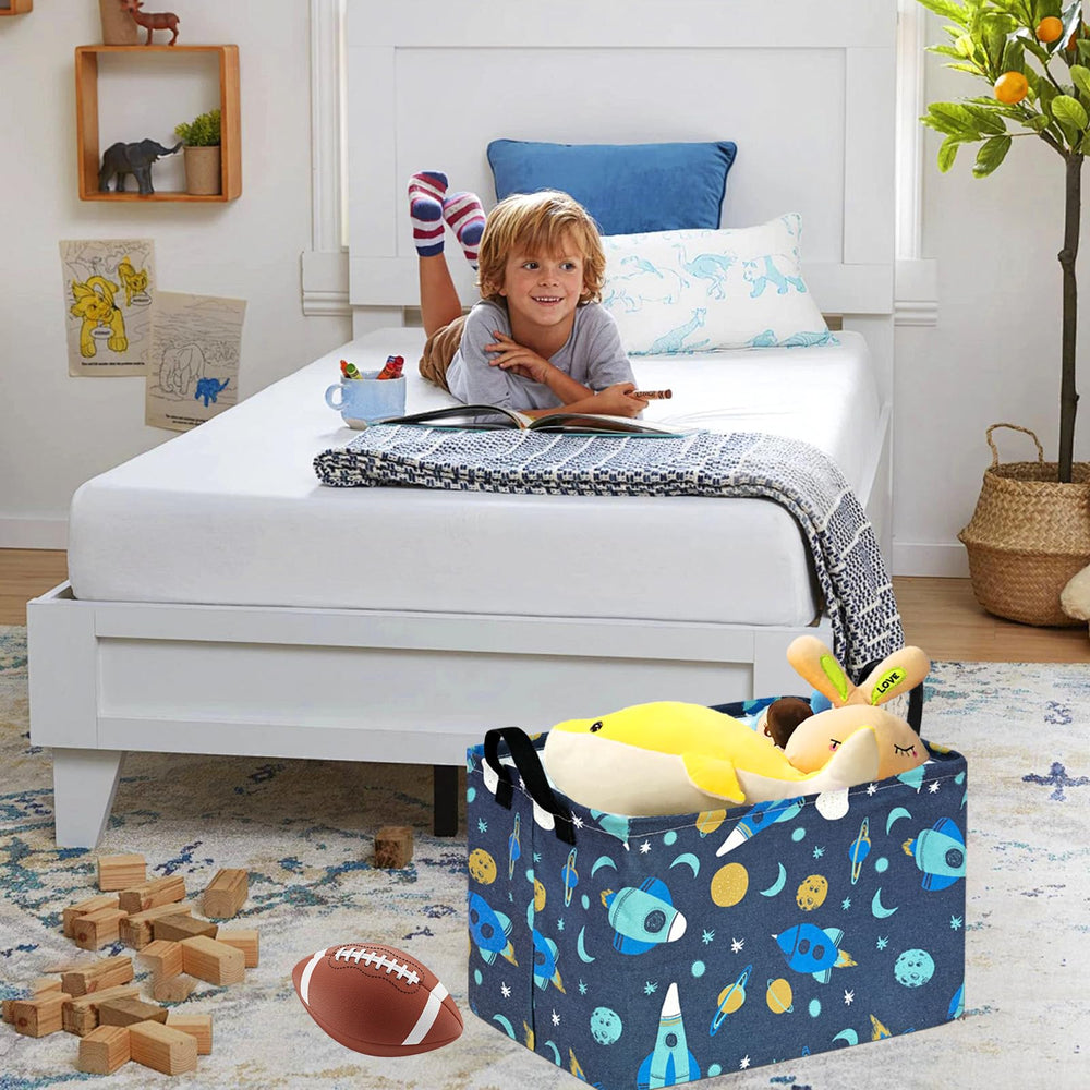 MAIZMZ nursery storage basket decor fits toys and essentials.