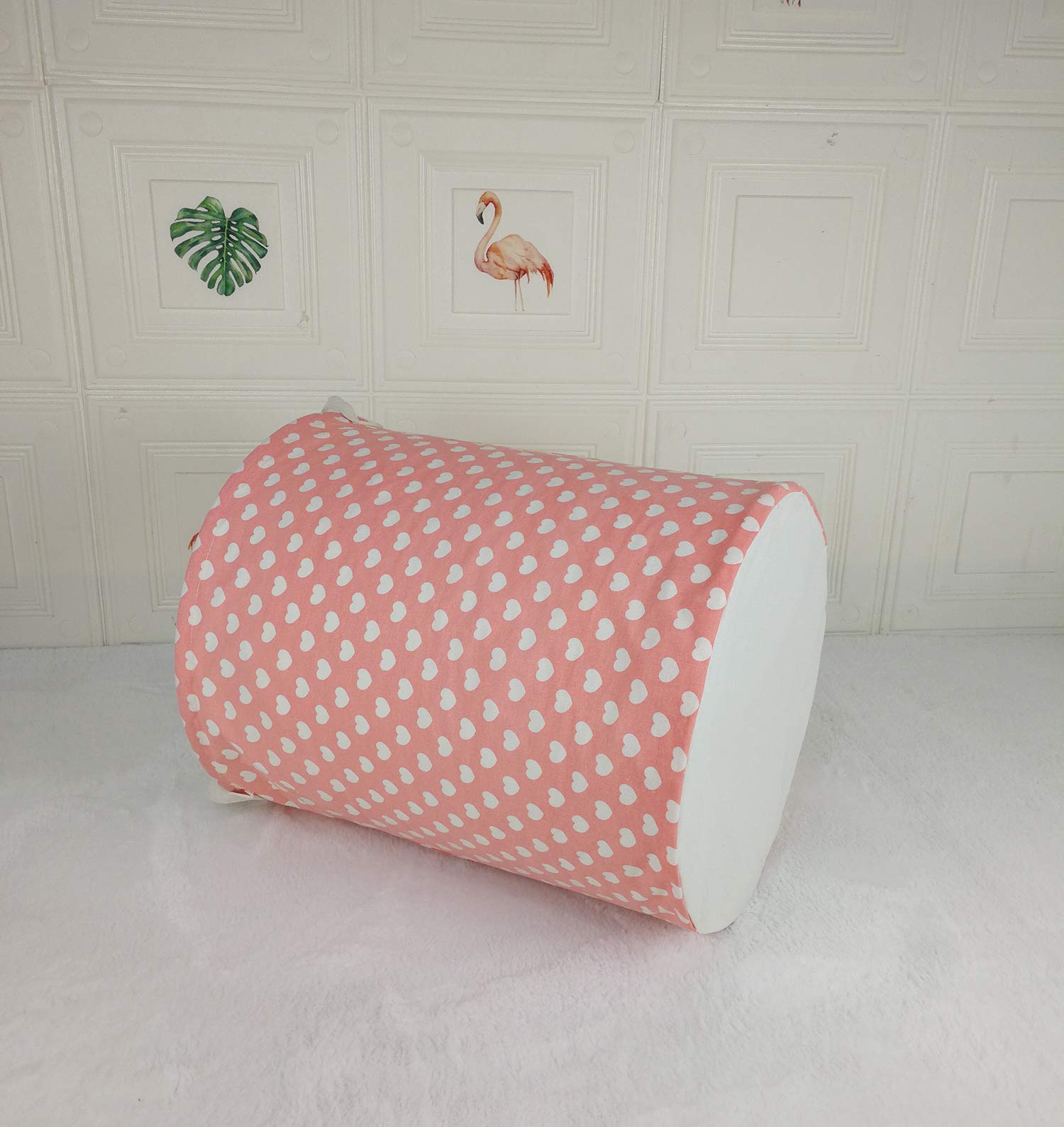 MAIZMZ pink laundry basket enhances room decor while offering practical storage.