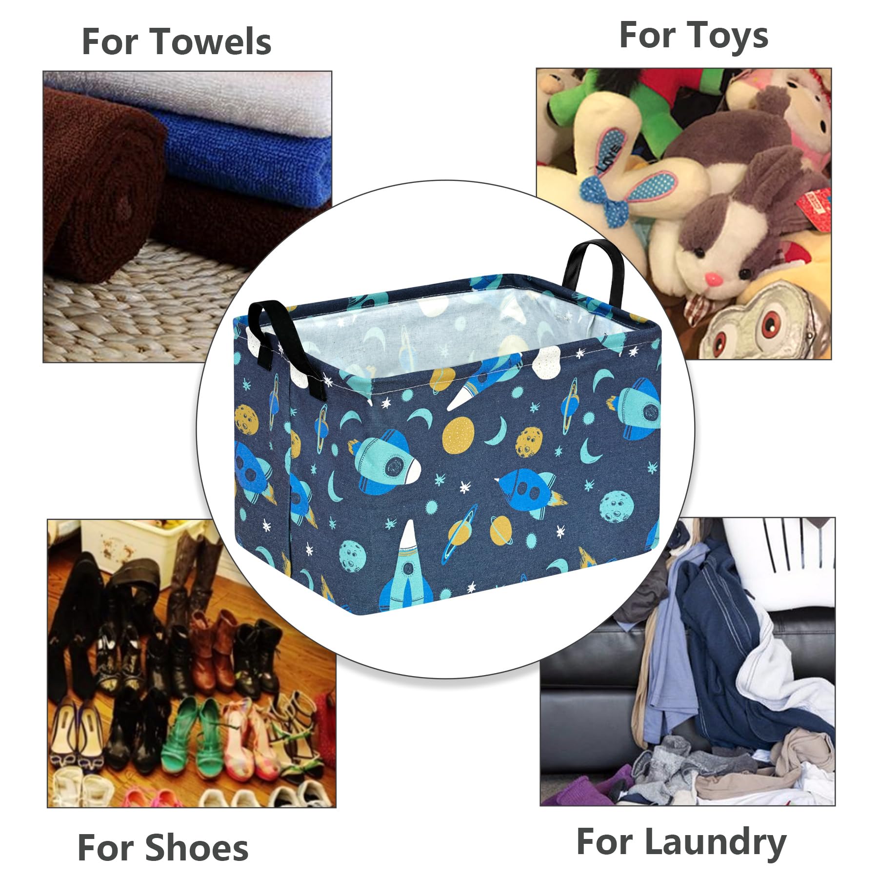 MAIZMZ storage in closet or shelf stay neatly organized.