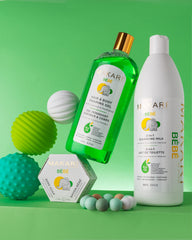 Makari Bebe Cleansing Milk packaging view emphasizes generous 1000 ml size