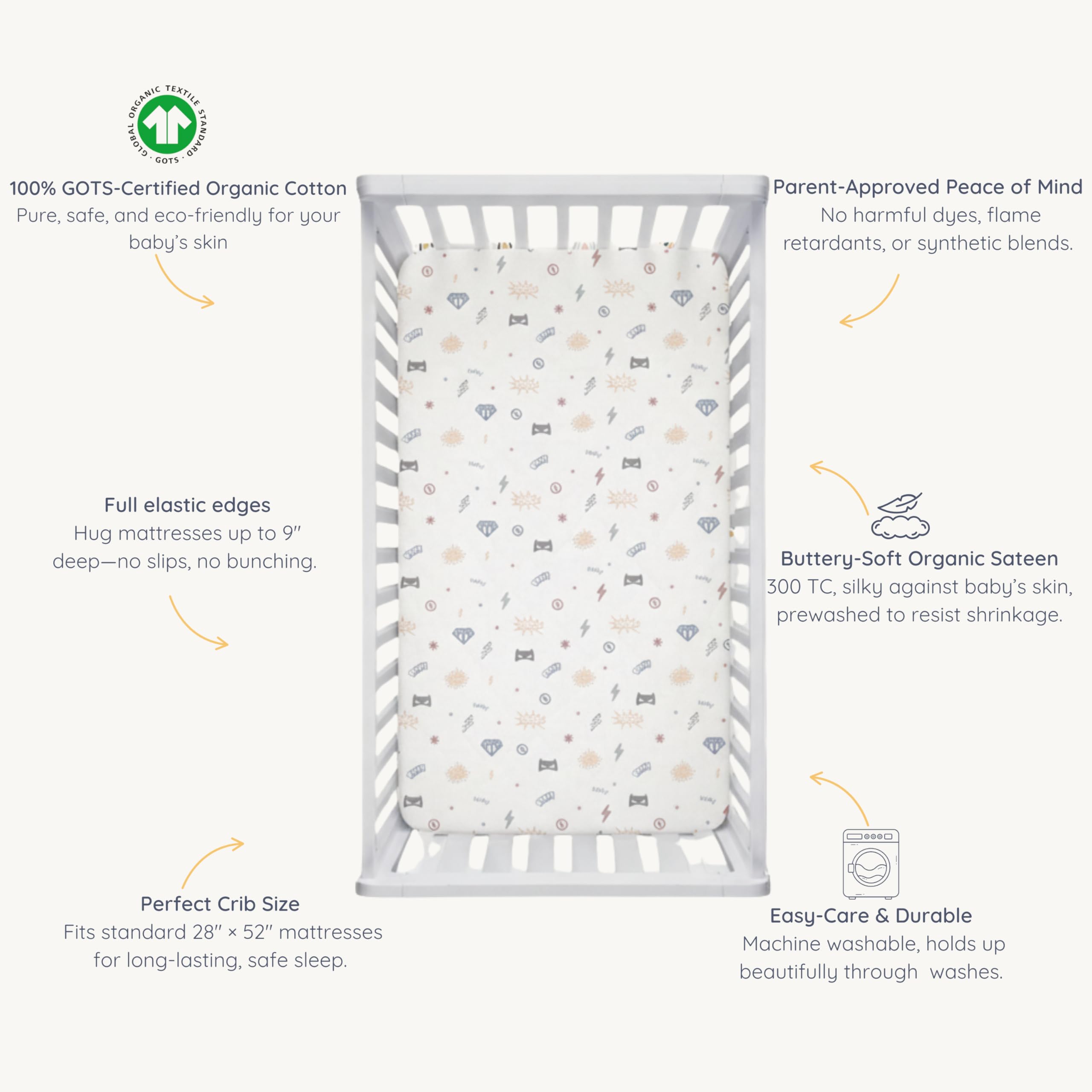 Makemake Organics gift packaging: reusable cotton bag for gifting