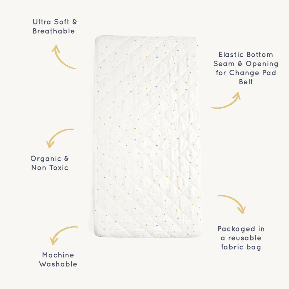 Makemake Organics Dotty elastic bands securing diapers and creams neatly