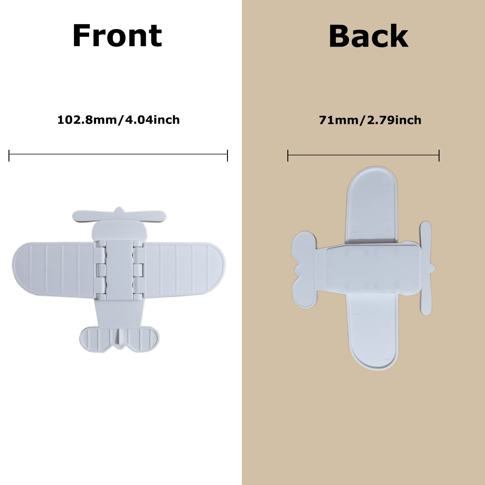 Makibi sliding-door-lock PC material emphasizes lightweight durability.